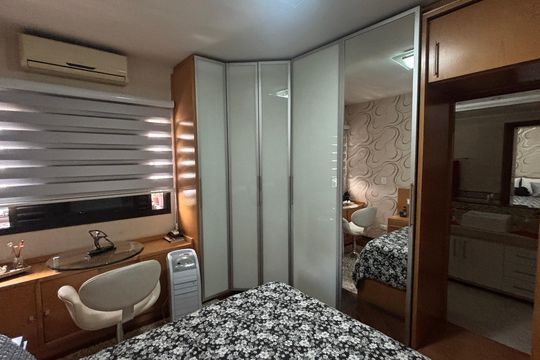 Suite 1 de apartamento à venda com 3 quartos, 141m² em Vila Assunção, Santo André