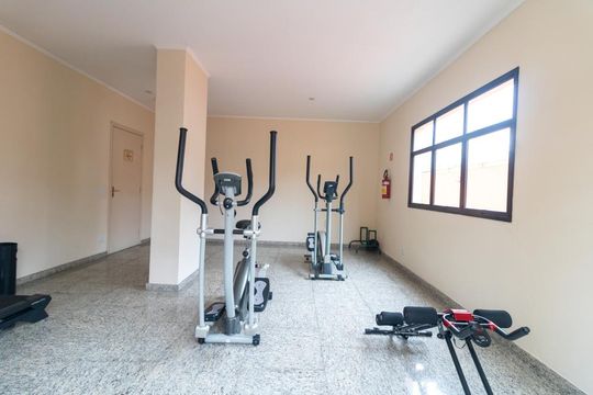 Área comum - Academia de apartamento para alugar com 2 quartos, 60m² em Vila Santa Teresa, Santo André