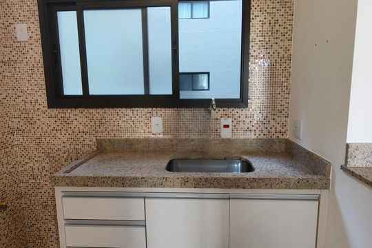 Cozinha de apartamento à venda com 1 quarto, 43m² em Ponte Preta, Campinas