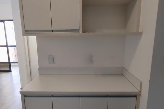 Cozinha de apartamento à venda com 1 quarto, 43m² em Ponte Preta, Campinas
