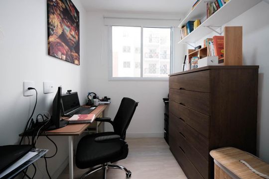Quarto 1 de apartamento à venda com 2 quartos, 34m² em Vila Guilhermina, São Paulo