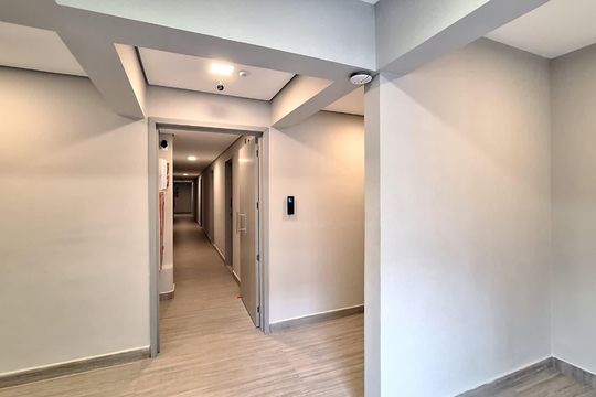 Área comum de kitnet/studio para alugar com 1 quarto, 15m² em Barra Funda, São Paulo