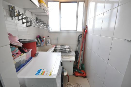 Área de Serviço de apartamento à venda com 2 quartos, 52m² em Parque Edu Chaves, São Paulo