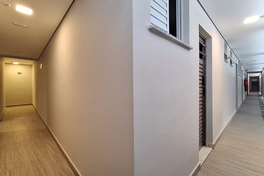 Área comum de kitnet/studio para alugar com 1 quarto, 20m² em Barra Funda, São Paulo