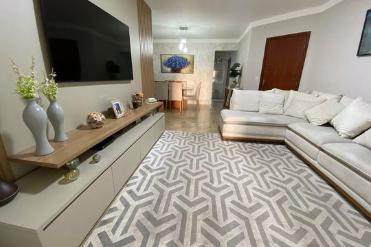Sala de apartamento à venda com 3 quartos, 112m² em Jardim Maria Rosa, Taboão da Serra