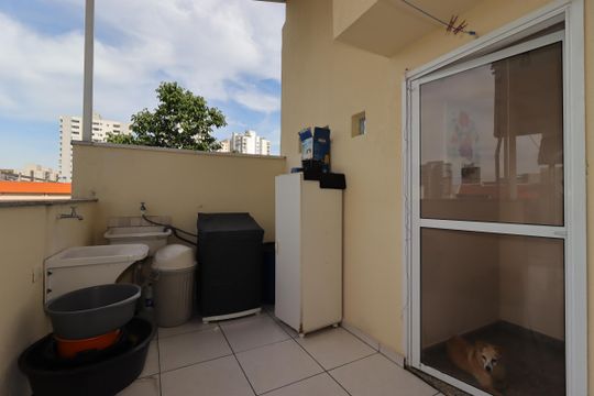 Área de Serviço de apartamento à venda com 4 quartos, 144m² em Parque das Nações, Santo André