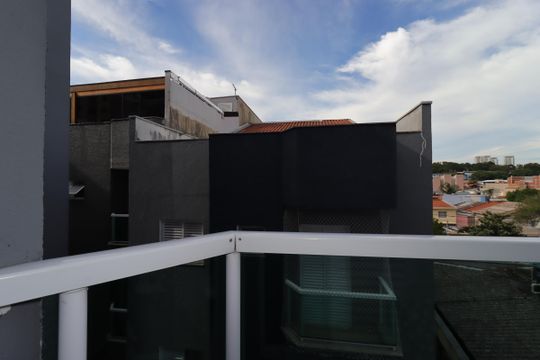 Sacada da Suíte de apartamento à venda com 4 quartos, 144m² em Parque das Nações, Santo André