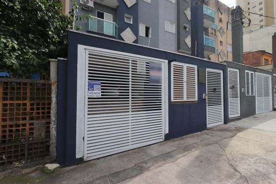 Fachada com a Plaquinha MBHL - 749 de apartamento à venda com 4 quartos, 144m² em Parque das Nações, Santo André