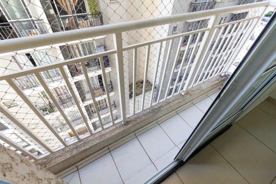 Varanda do Studio de kitnet/studio à venda com 1 quarto, 27m² em Vila Ré, São Paulo