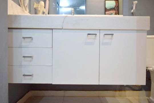 Banheiro de apartamento para alugar com 1 quarto, 44m² em Jardim Paulista, São Paulo