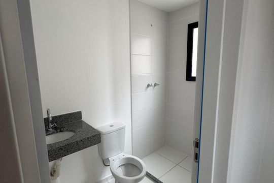 Banheiro de apartamento à venda com 3 quartos, 65m² em Botafogo, Campinas