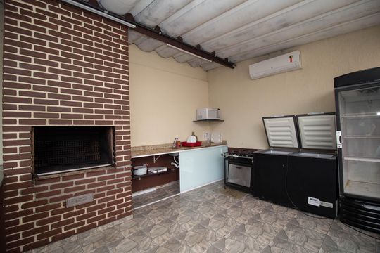 Área comum - Churrasqueira de apartamento à venda com 2 quartos, 50m² em Jardim Monjolo, São Paulo