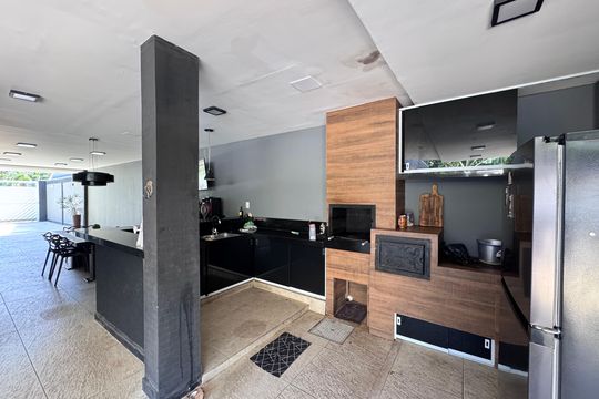 Área externa - Gourmet de casa de condomínio à venda com 4 quartos, 480m² em Guaratiba, Rio de Janeiro