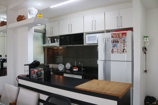Cozinha de apartamento à venda com 3 quartos, 65m² em Água Branca, São Paulo