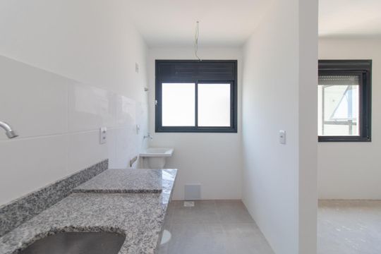 Cozinha e Área de Serviço de apartamento para alugar com 1 quarto, 30m² em Centro Histórico, Porto Alegre