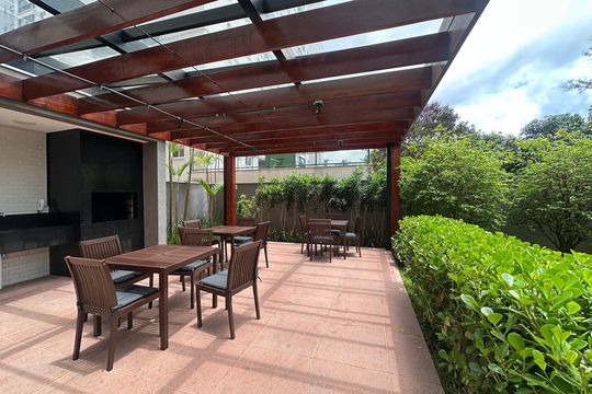 Área comum - Churrasqueira de apartamento para alugar com 2 quartos, 52m² em Alphaville Empresarial, Barueri