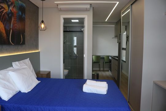 Quarto  de kitnet/studio à venda com 1 quarto, 26m² em Barra Funda, São Paulo