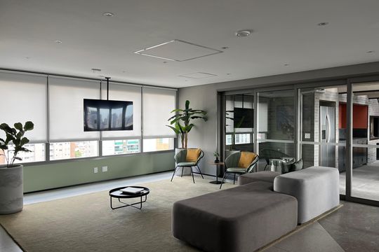 Área comum de kitnet/studio à venda com 1 quarto, 26m² em Barra Funda, São Paulo
