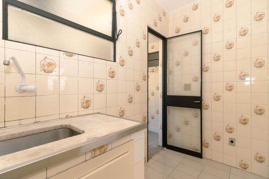 Cozinha de apartamento para alugar com 1 quarto, 38m² em Petrópolis, Porto Alegre
