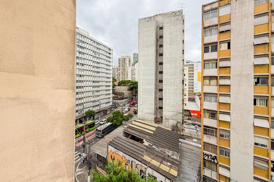 Vista do Quarto de kitnet/studio para alugar com 1 quarto, 40m² em Sé, São Paulo