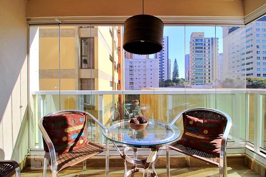 Varanda de apartamento à venda com 3 quartos, 127m² em Jardim, Santo André