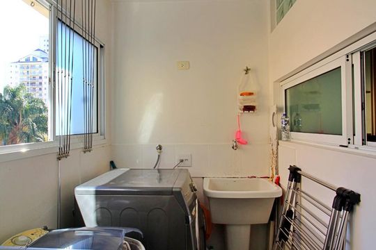 Área de serviço de apartamento à venda com 3 quartos, 127m² em Jardim, Santo André