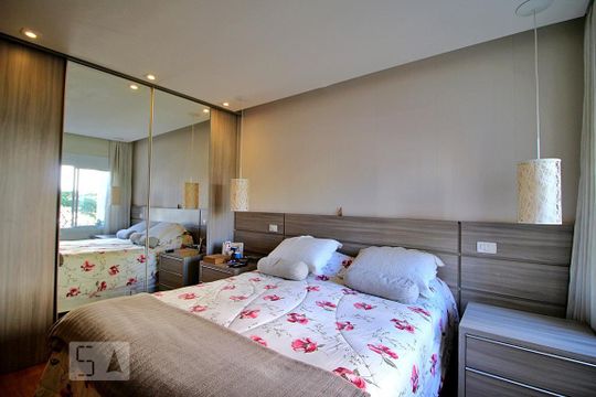 Quarto de apartamento à venda com 3 quartos, 127m² em Jardim, Santo André