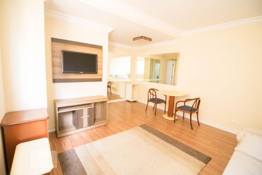 Sala de apartamento à venda com 1 quarto, 64m² em Jardim, Santo André