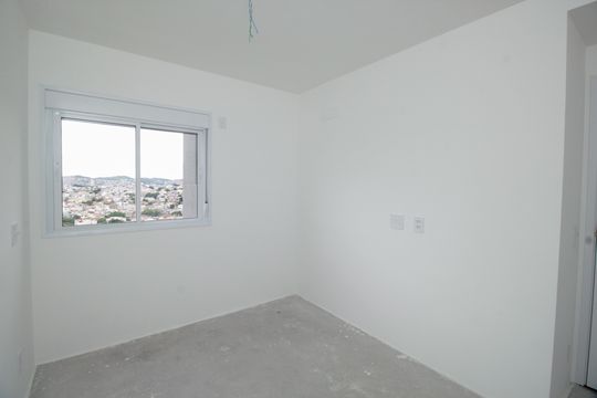 Suíte 1 de apartamento à venda com 2 quartos, 57m² em Vila Assunção, Santo André