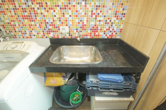 Área de Serviço de apartamento à venda com 3 quartos, 140m² em Vila Humaita, Santo André