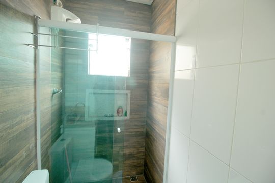 Banheiro de apartamento à venda com 3 quartos, 140m² em Vila Humaita, Santo André
