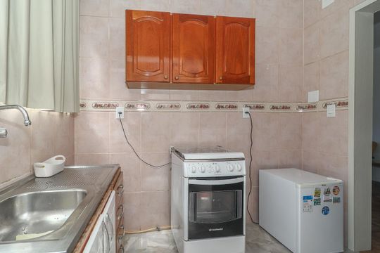 Cozinha e Área de Serviço de apartamento à venda com 1 quarto, 37m² em Jardim Dona Leopoldina, Porto Alegre