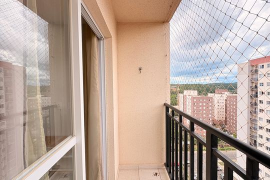 Sacada de apartamento à venda com 2 quartos, 53m² em Residencial Paraiso, Várzea Paulista