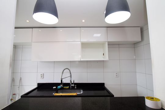 Cozinha de apartamento à venda com 2 quartos, 46m² em Colégio, Rio de Janeiro