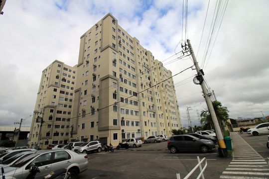 Fachada do bloco de apartamento à venda com 2 quartos, 46m² em Colégio, Rio de Janeiro