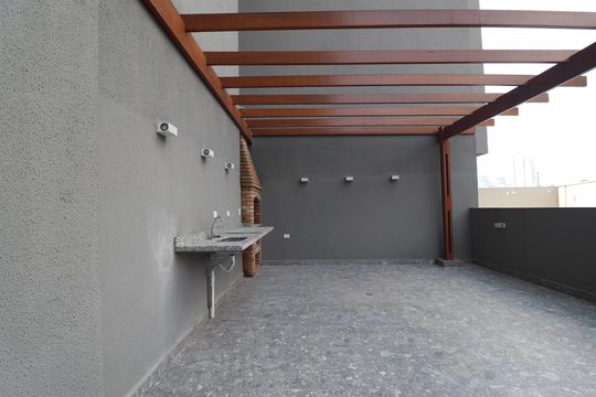 Área comum - Churrasqueira de apartamento para alugar com 2 quartos, 66m² em Vila Curuçá, Santo André
