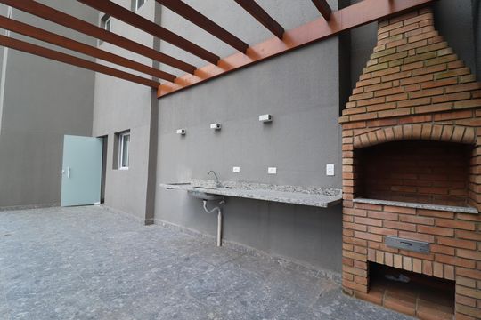 Área comum - Churrasqueira de apartamento para alugar com 2 quartos, 66m² em Vila Curuçá, Santo André