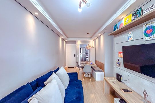 Sala de apartamento à venda com 3 quartos, 72m² em Vila Matilde, São Paulo