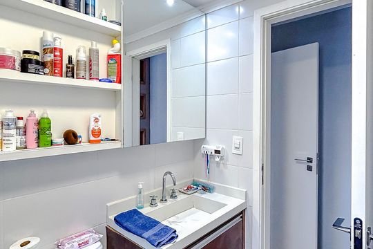 Banheiro da Suíte de apartamento à venda com 3 quartos, 72m² em Vila Matilde, São Paulo