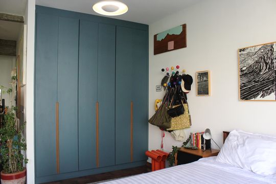 Quarto - Armários de apartamento à venda com 1 quarto, 70m² em República, São Paulo