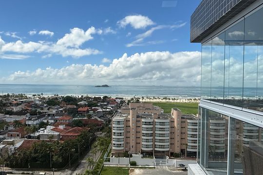 Vista de apartamento para alugar com 3 quartos, 100m² em Enseada, Guarujá