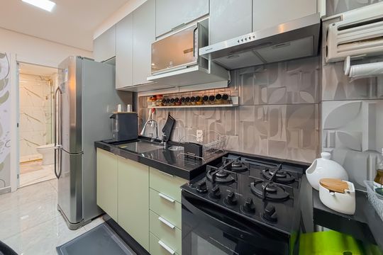 Cozinha de apartamento para alugar com 2 quartos, 55m² em Mooca, São Paulo