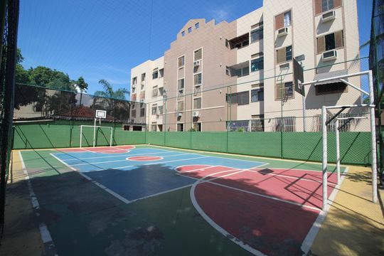 Quadra Poliesportiva de apartamento à venda com 2 quartos, 70m² em Taquara, Rio de Janeiro