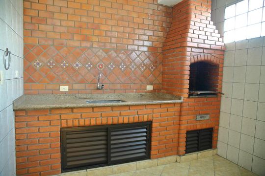 Área de Serviço/ Churrasco  de casa à venda com 3 quartos, 125m² em Jardim Montreal, São Bernardo do Campo