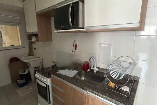 Cozinha de apartamento à venda com 2 quartos, 51m² em Tanque, Rio de Janeiro