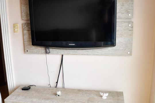 Detalhe - Sala e Sala de Jantar de apartamento à venda com 2 quartos, 56m² em Vila Amélia, São Paulo