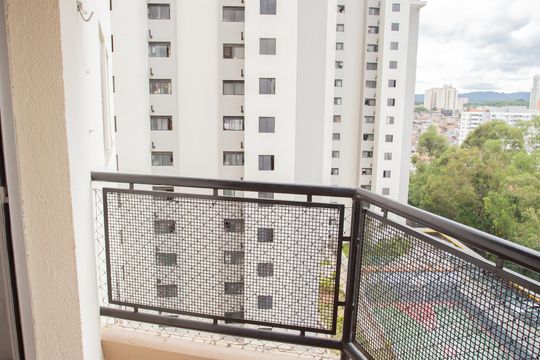 VARANDA DA SALA de apartamento para alugar com 2 quartos, 63m² em Lauzane Paulista, São Paulo