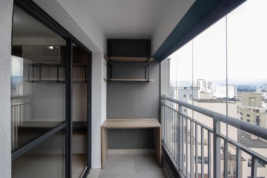 Varanda  de apartamento à venda com 1 quarto, 30m² em Tucuruvi, São Paulo