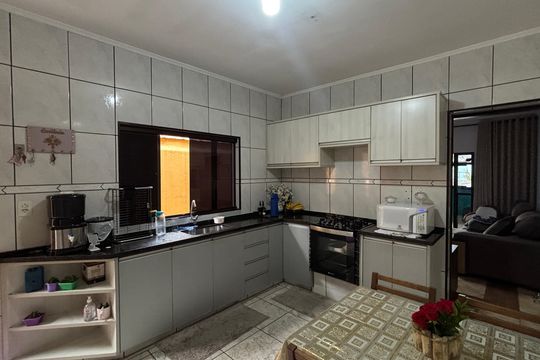 Cozinha de casa à venda com 3 quartos, 106m² em Condomínio Maracanã, Santo André