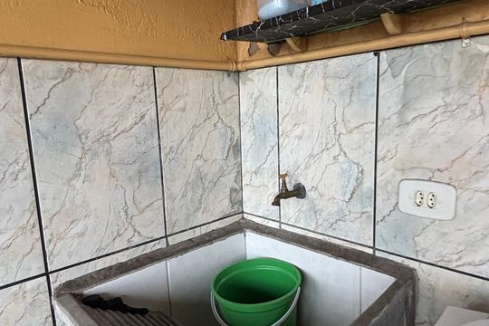 Área de Serviço de casa à venda com 3 quartos, 106m² em Condomínio Maracanã, Santo André